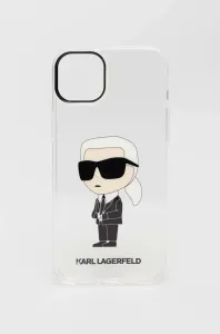 Karl Lagerfeld KLHCP14MHNIKTCT Apple iPhone 14 Plus transparent hardcase Ikonik Karl Lagerfeld