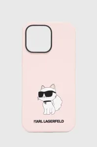 Zadný kryt Karl Lagerfeld Liquid Silicone Choupette NFT pre Apple iPhone 14 Pro Max, ružové 57983112417