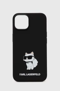 Zadný kryt Karl Lagerfeld Liquid Silicone Choupette NFT pre Apple iPhone 14, čierna 57983112407