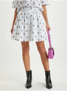 White Women's Patterned Shorts/Skirts KARL LAGERFELD x Disney - Women #5547543