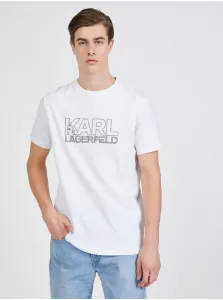 Biele tričká KARL LAGERFELD