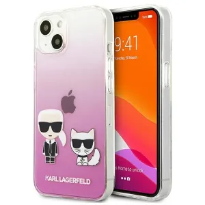 Karl Lagerfeld KLHCP13SCKTRP Apple iPhone 13 mini ochranný kryt pink Karl & Choupette