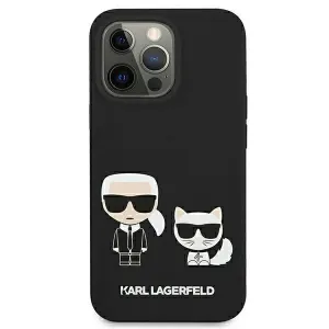 Karl Lagerfeld KLHCP13SSSKCK Apple iPhone 13 mini ochranný kryt black Silicone Karl & Choupette
