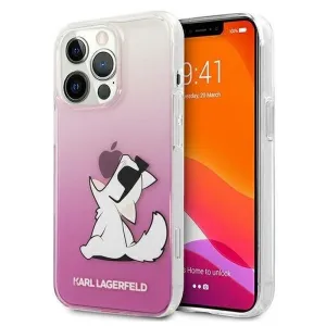Karl Lagerfeld case for iPhone 13 Pro / 13 6,1" KLHCP13LCFNRCPI hard case pink Choupette Fun