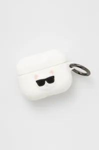 Karl Lagerfeld KLACAPSILCHWH Apple AirPods Pro cover white Silicone Choupette