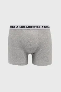 Boxerky Karl Lagerfeld pánske, šedá farba