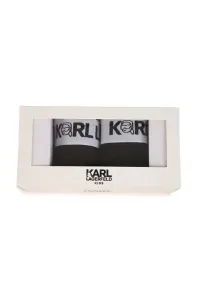 Detské boxerky Karl Lagerfeld 2-pak čierna farba #8750335