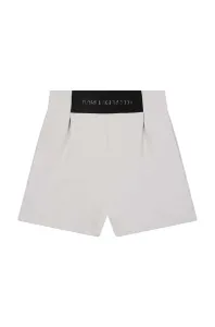 Detské krátke nohavice Karl Lagerfeld béžová farba, jednofarebné