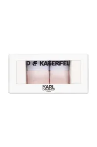 Detské nohavičky Karl Lagerfeld 2-pak ružová farba