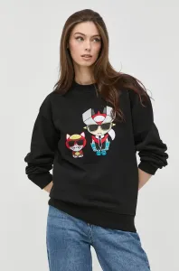 Mikina Karl Lagerfeld Unisex K/Hero Sweatshirt Čierna S