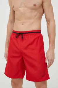 Plavky Karl Lagerfeld Ikonik 2.0 Long Boardshorts Červená S