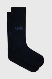 Ponožky Karl Lagerfeld pánske, tmavomodrá farba #8767957