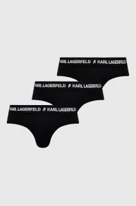 Slipy Karl Lagerfeld pánske, čierna farba #170386