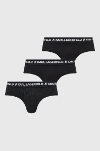 Slipy Karl Lagerfeld pánske, čierna farba #247925