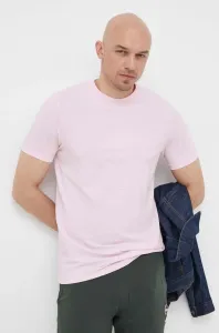 Tričko Karl Lagerfeld pánske, ružová farba, s potlačou #8642185