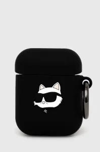 Karl Lagerfeld 3D Logo NFT Choupette Head silikónový obal pre Apple AirPods 12, čierny 57983112332