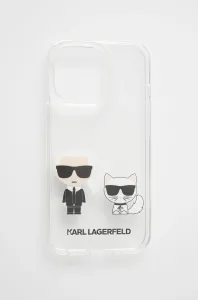 Karl Lagerfeld case for iPhone 13 Pro / 13 6,1" KLHCP13LCKTR hard case Transparent Karl & Chou