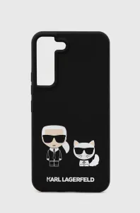 Karl Lagerfeld KLHCS22SSSKCK Samsung Galaxy S22 Ochranný kryt black Silicone Karl & Choupette