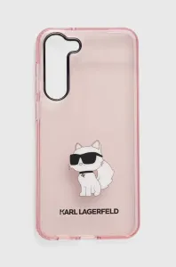 Puzdro Karl Lagerfeld Samsung Galaxy S23 Plus KLHCS23MHNCHTCP pink HC IML NFT Choupette