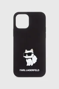 Zadný kryt Karl Lagerfeld Liquid Silicone Choupette NFT pre Apple iPhone 1212 Pro, čierne 57983112403
