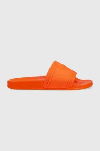 Šľapky Karl Lagerfeld KONDO pánske, oranžová farba, KL70009