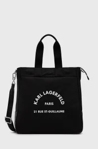 Kabelka Karl Lagerfeld čierna farba #258005