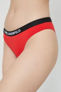 Karl Lagerfeld dámske plavky Farba: červená, Veľkosť: S #4589352