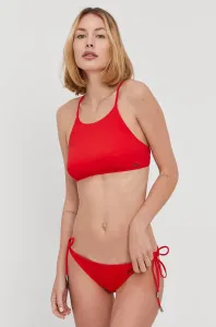 Plavky Karl Lagerfeld červená farba, mäkké košíky