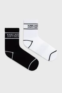 Ponožky Karl Lagerfeld K/ Essential Sport Sock 2Pak Čierna 43/46