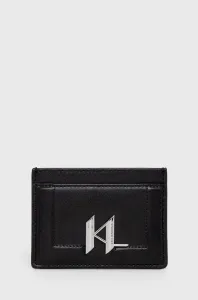 Púzdro Na Platobné Karty Karl Lagerfeld K/Saddle Ch Čierna None