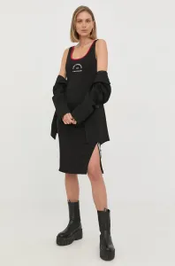 Šaty Karl Lagerfeld Slvless Athleisure Jersey Dress Čierna Xs