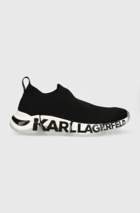 Tenisky Karl Lagerfeld QUADRA čierna farba, KL63213