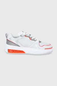 Topánky Karl Lagerfeld Elektra strieborná farba, na platforme #8899658