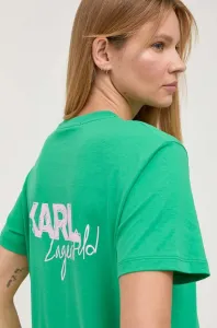 Tričko Karl Lagerfeld Fun Relaxed T-Shirt Zelená Xl