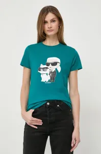 Tričko Karl Lagerfeld Ikonik 2.0 T-Shirt Zelená L