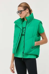 Páperová vesta Karl Lagerfeld dámsky, zelená farba, zimný #8072628