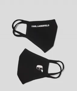 Rúško Karl Lagerfeld K/Protect Ikonik Mask 2Set Čierna None #3779750