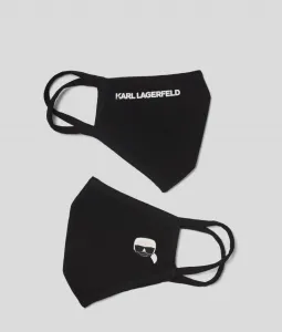 Rúško Karl Lagerfeld K/Protect Ikonik Mask 2Set Čierna None #3771177