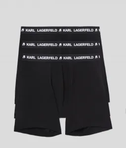 Spodná Bielizeň Karl Lagerfeld Logo Boxer Set 3-Pack Čierna S
