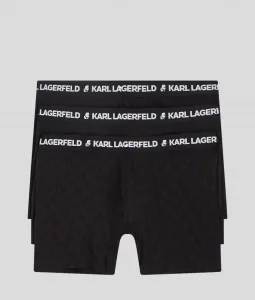 Spodná Bielizeň Karl Lagerfeld Logo Monogram Trunk Set 3-Pack Čierna S #3771224