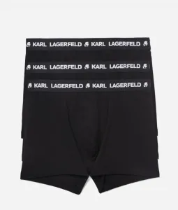 Spodná Bielizeň Karl Lagerfeld Logo Trunk Set 3-Pack Čierna S #7999970