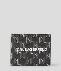 Peňaženka Karl Lagerfeld K/Mono. Klassik Bifold Wllt Čierna None #8633022