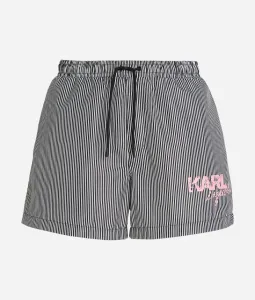 Plavky Karl Lagerfeld Fun Short Boardshorts Biela Xl #7373089
