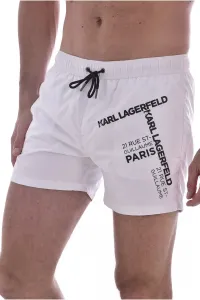 Karl Lagerfeld pánske plavky Farba: Biela, Veľkosť: M #1517244