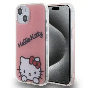 Zadný kryt Hello Kitty IML Daydreaming Logo pre Apple iPhone 15, ružová 57983116920