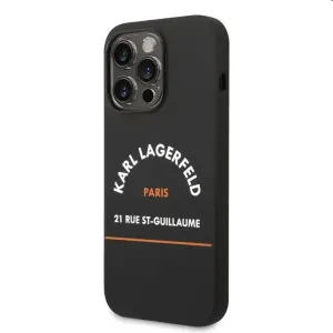 Zadný kryt Karl Lagerfeld Rue St Guillaume pre Apple iPhone 14 Pro Max, čierna 57983111432