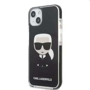 Puzdro Karl Lagerfeld TPE Full Body Ikonik pre Apple iPhone 13 mini, čierne 57983108284