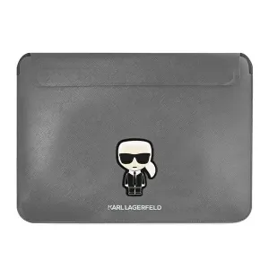 Karl Lagerfeld Sleeve KLCS14PISFG 13/14 inch silver Saffiano Ikonik Karl