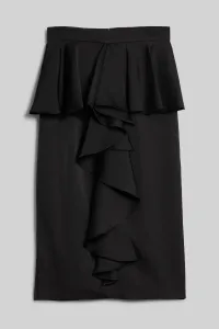 Sukňa Karl Lagerfeld Hun'S Pick Ruffle Skirt Čierna 42