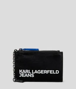 Púzdro Na Platobné Karty Karl Lagerfeld Jeans Essential Logo Pouchette Čierna None